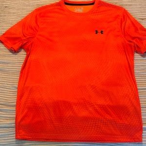 Orange Under Armour T-shirt Size L Loose Fit